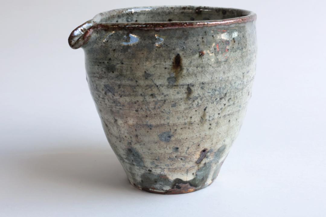 坪井俊憲　粉引片口の画像