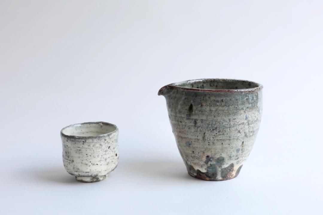 坪井俊憲　粉引片口の画像