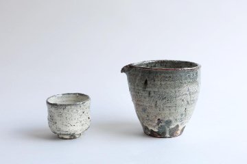 坪井俊憲　粉引片口の画像