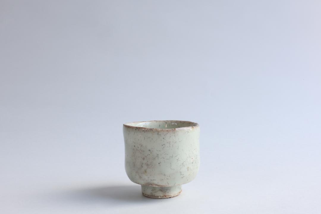 坪井俊憲　粉引ぐい呑の画像