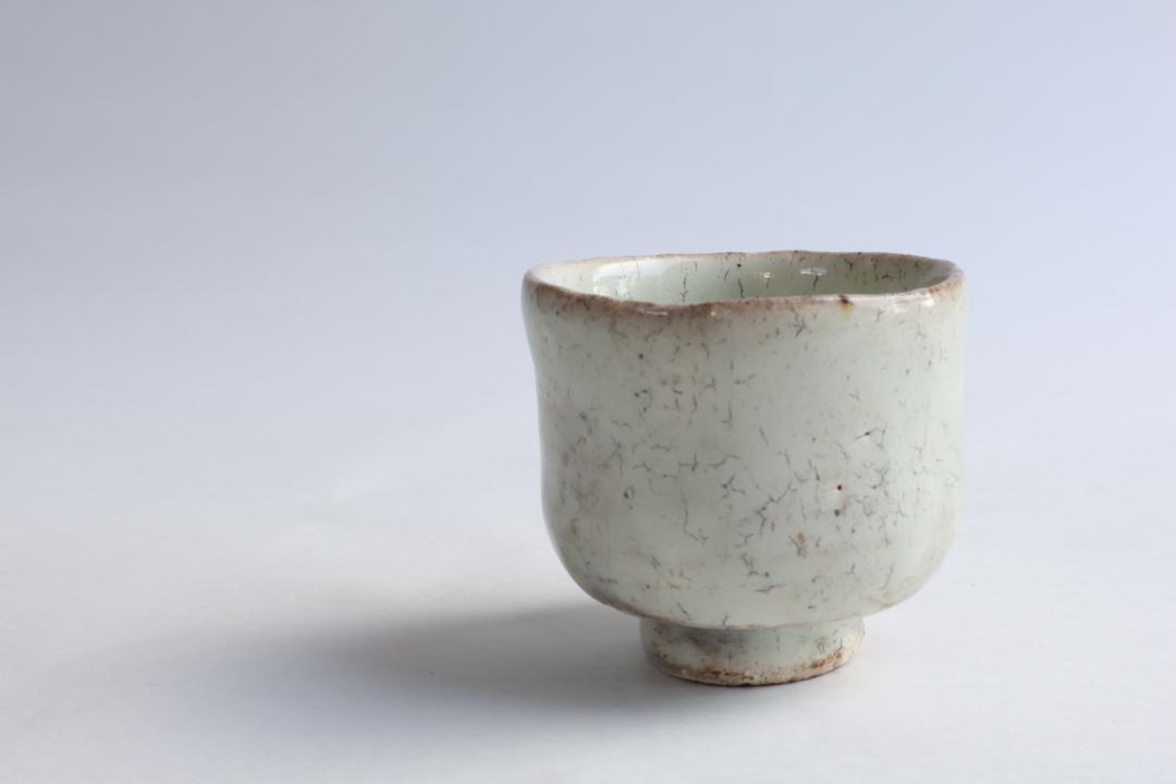 坪井俊憲　粉引ぐい呑の画像