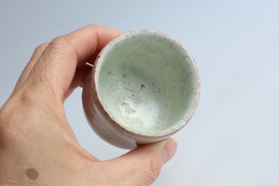 坪井俊憲　粉引ぐい呑の画像