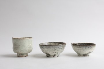 坪井俊憲　粉引ぐい呑の画像