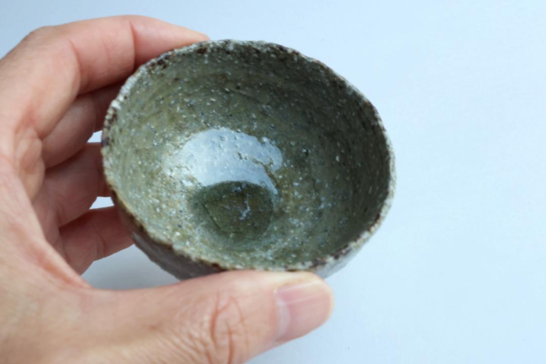 坪井俊憲　灰釉ぐい呑の画像
