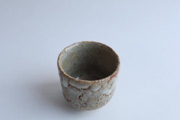 坪井俊憲　灰釉ぐい呑の画像