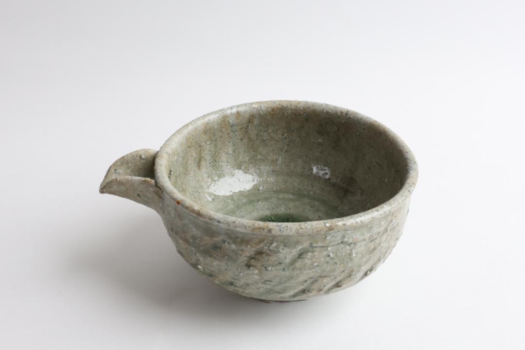 坪井俊憲　灰釉片口の画像