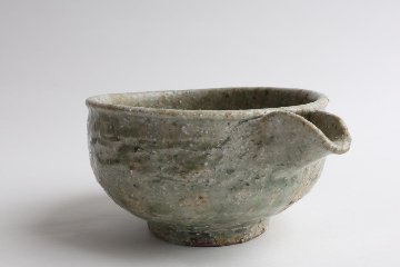 坪井俊憲　灰釉片口の画像