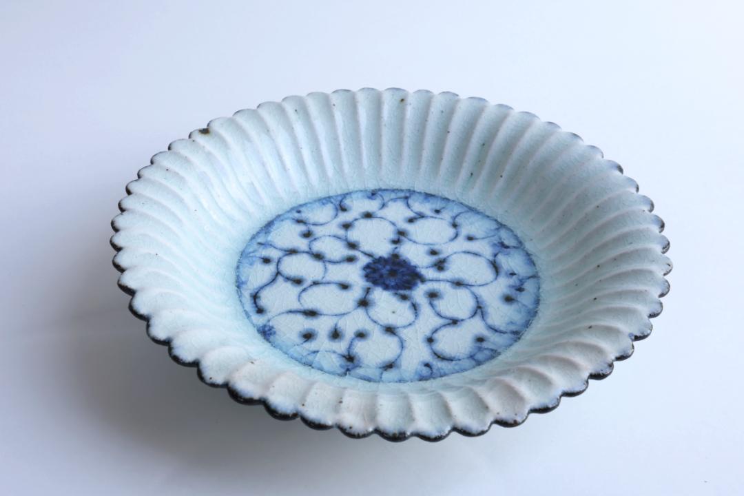 小峠貴美子　輪花皿　大の画像