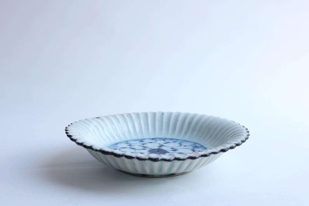 小峠貴美子　輪花皿　大の画像