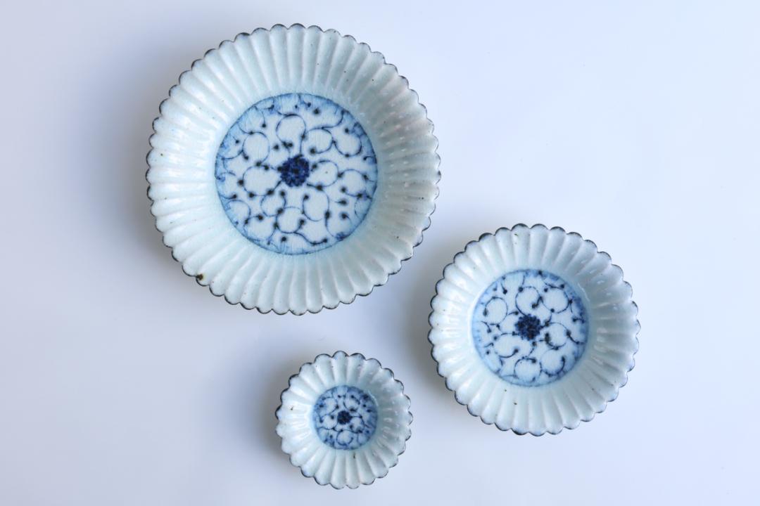 小峠貴美子　輪花皿　大の画像
