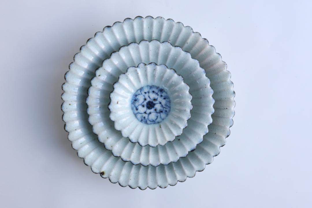 小峠貴美子　輪花皿　大の画像
