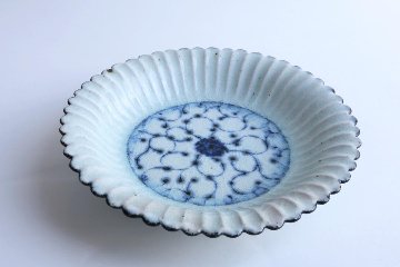小峠貴美子　輪花皿　大の画像