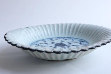 小峠貴美子　輪花皿　大の画像
