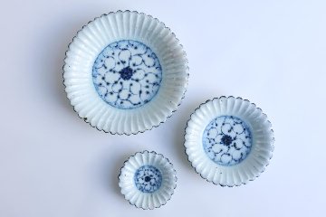 小峠貴美子　輪花皿　大の画像
