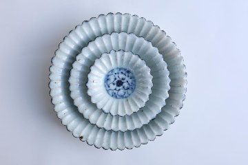 小峠貴美子　輪花皿　大の画像