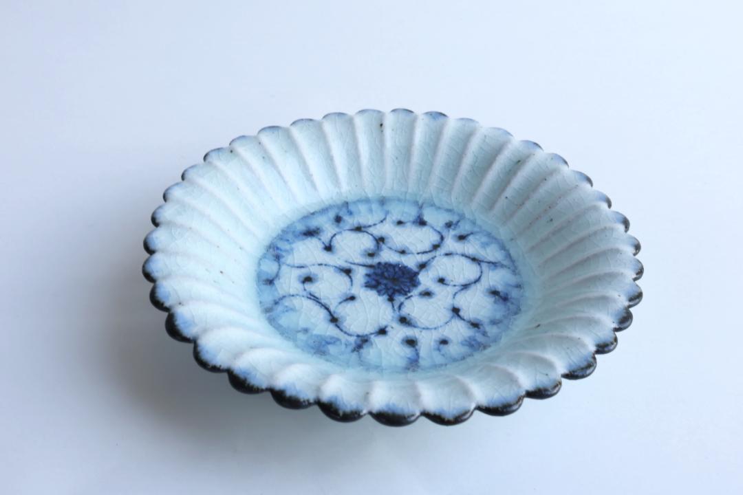 小峠貴美子　輪花皿　小の画像