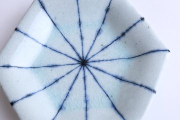 小峠貴美子　六角皿　大　十草　の画像