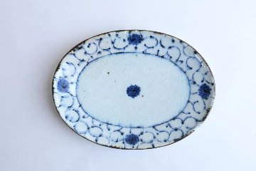 小峠貴美子　楕円皿の画像