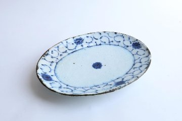 小峠貴美子　楕円皿の画像