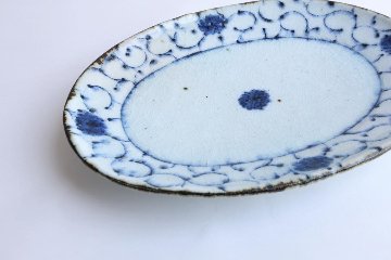 小峠貴美子　楕円皿の画像