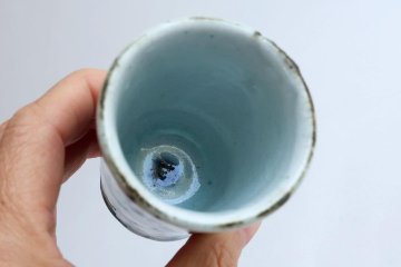小峠貴美子　筒湯呑み　唐草の画像