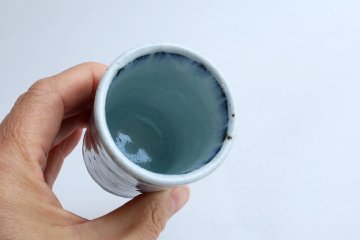 小峠貴美子　筒湯呑み　縞の画像