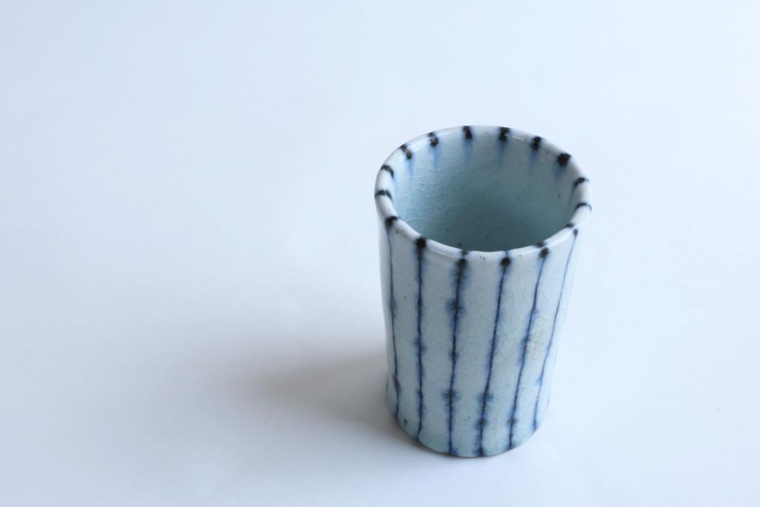 小峠貴美子　筒湯呑み　十草の画像