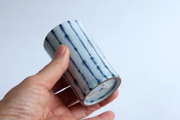 小峠貴美子　筒湯呑み　十草の画像