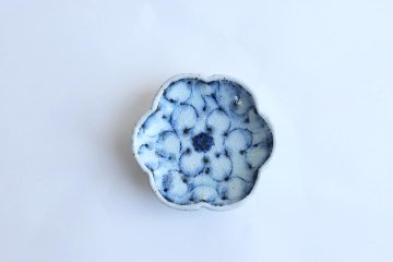 小峠貴美子　六弁輪花豆皿の画像
