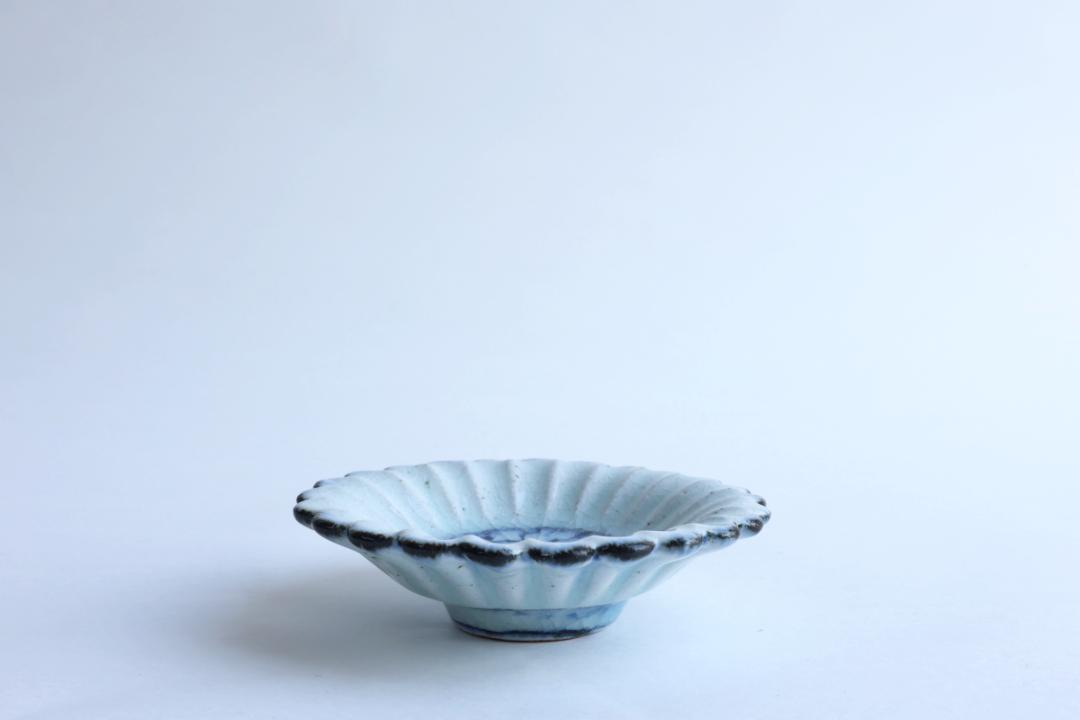 小峠貴美子　輪花豆皿の画像