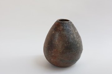 小峠貴美子　焼き締め　花入れの画像