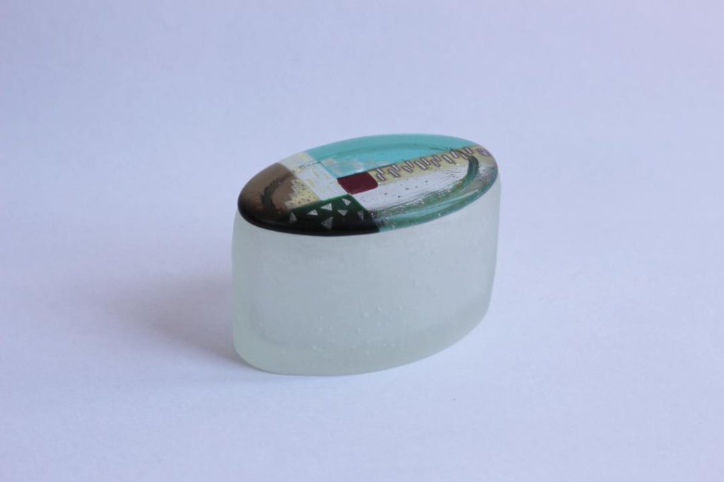 早崎志保　ポシャギ宝もの入れの画像