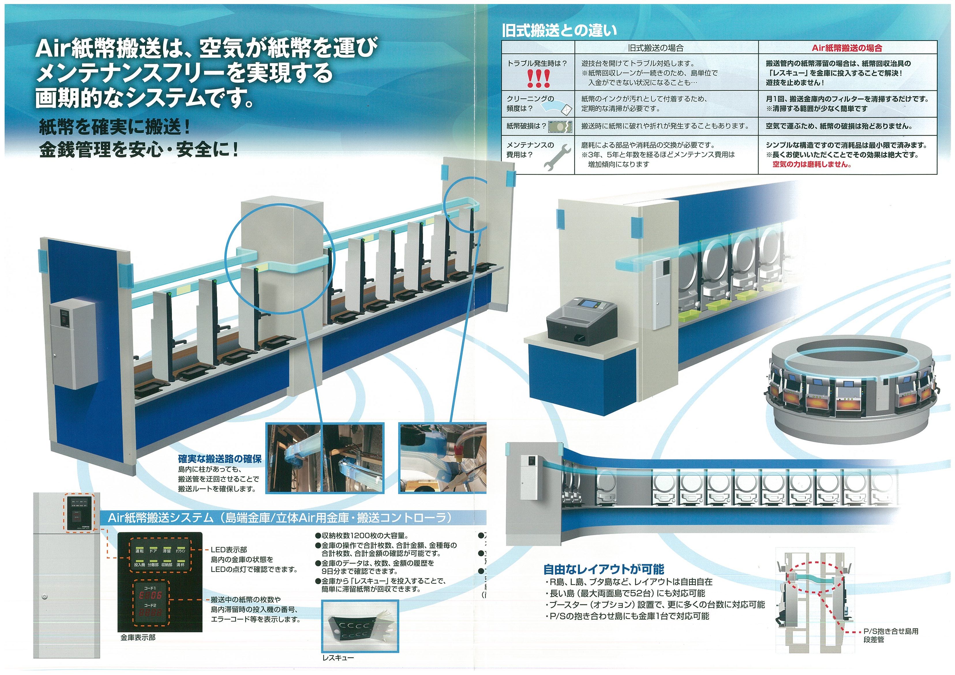 Ａｉｒ紙幣搬送システム｜マースオンラインカタログ