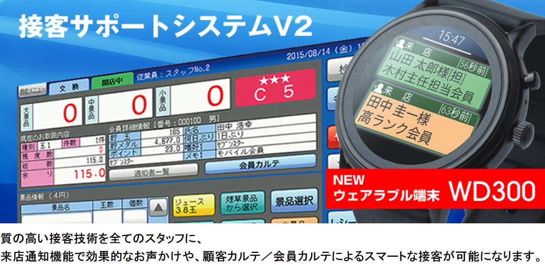 接客サポートシステムV2／マーススマートウォッチIIIの画像