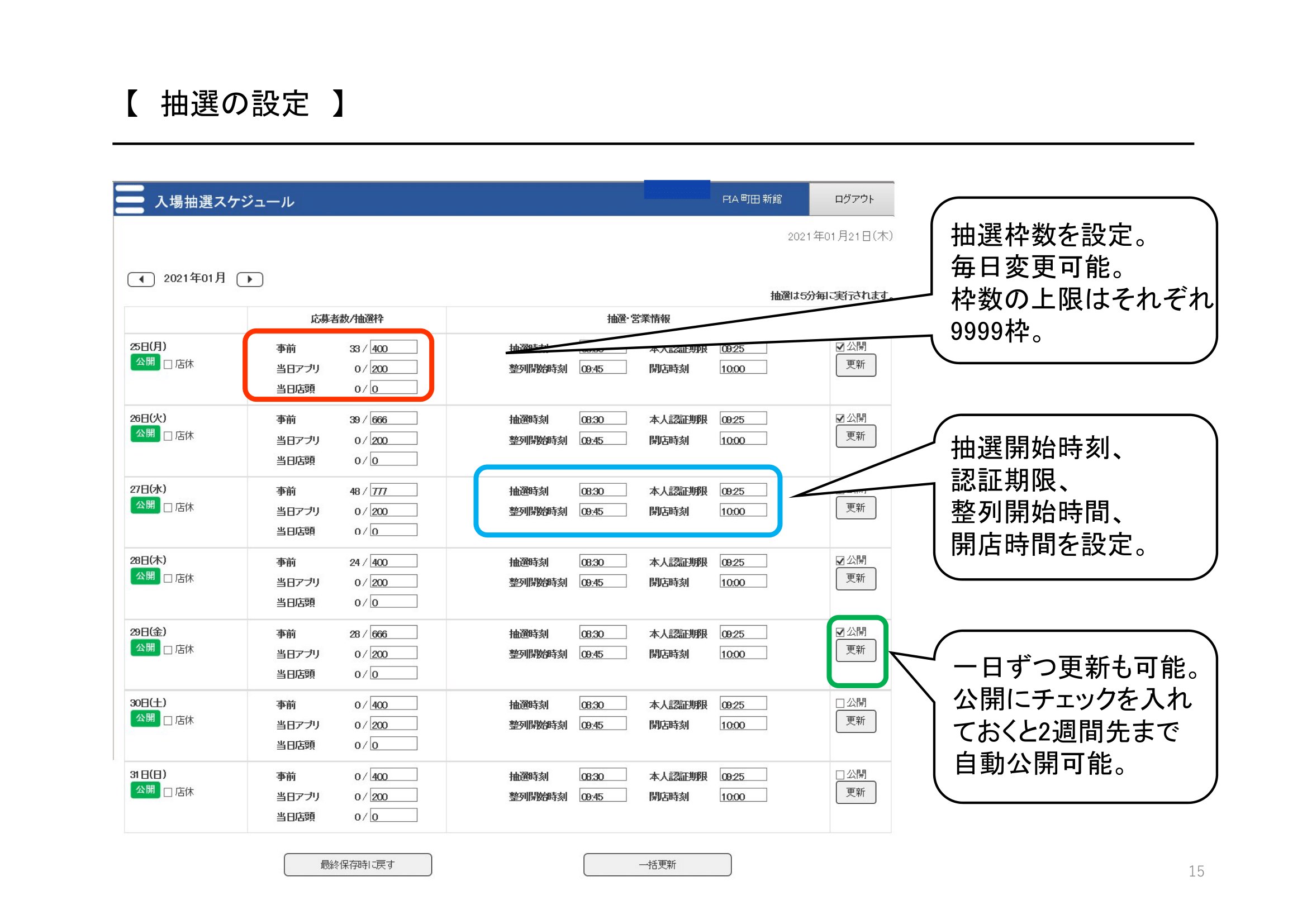 スマート入場の画像