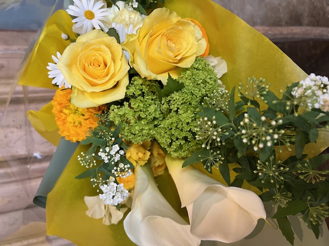 お祝い花束の画像