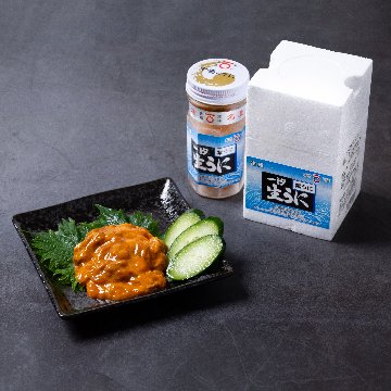 一汐紫生うに・下関 ふぐうに雅　中瓶2本組ケースの画像