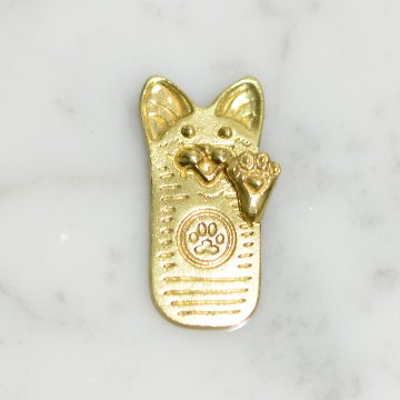 猫小判（真鍮）｜財布に入れる招き猫の画像