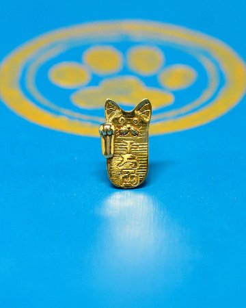 猫小判（真鍮）｜財布に入れる招き猫の画像