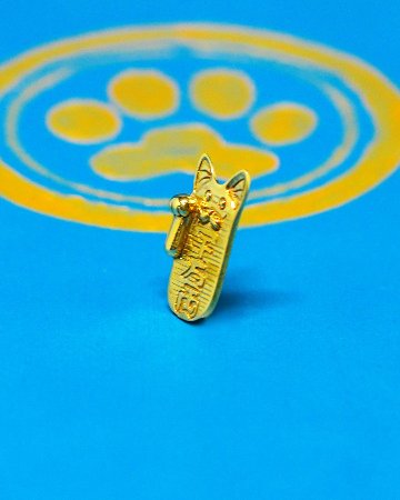 猫小判（真鍮）｜財布に入れる招き猫の画像