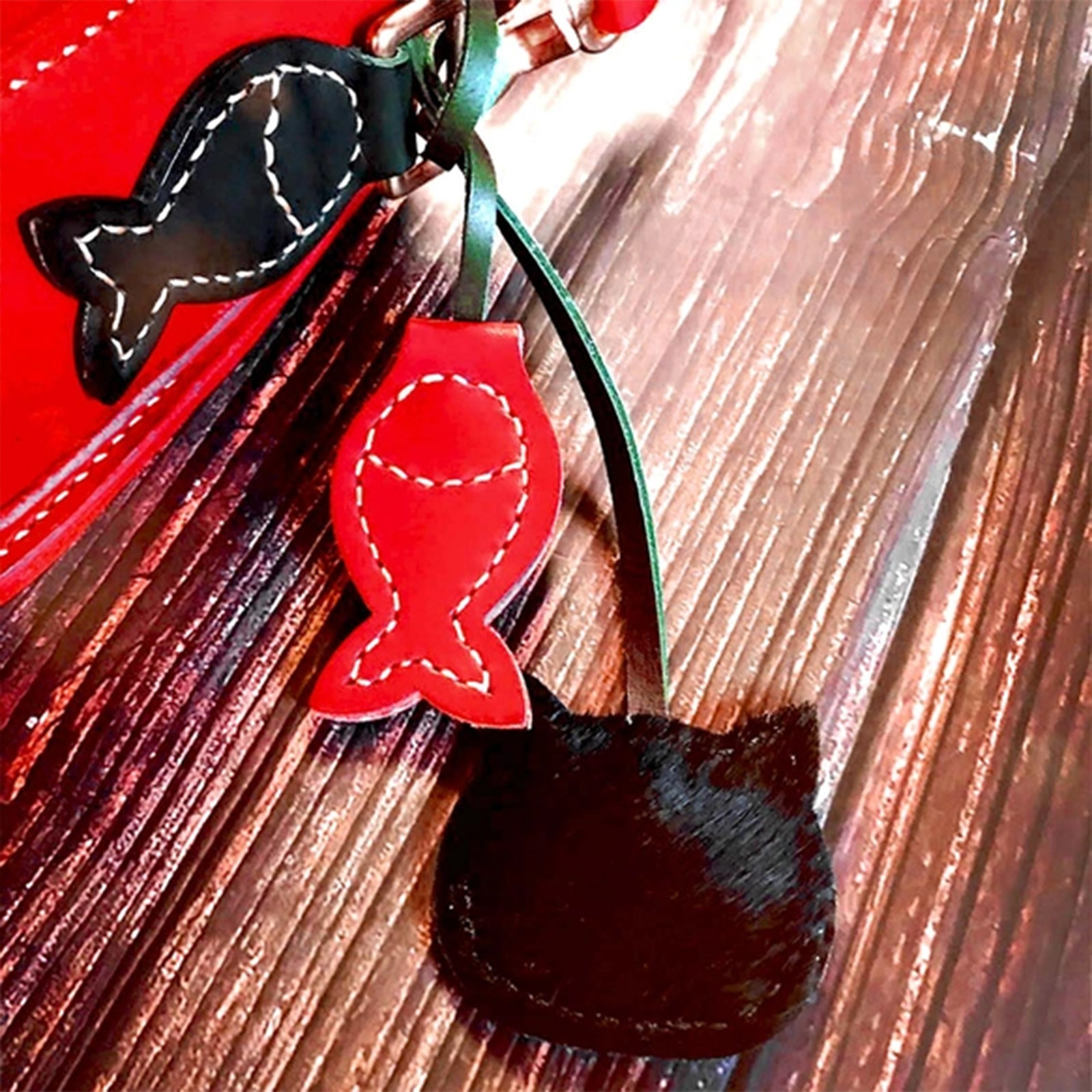 猫の顔レザーバッグ｜ケンブリッジスタイル｜本革ハンドメイド｜最後の一つの画像
