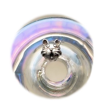 ブレスレット専用、猫顔パーツの画像