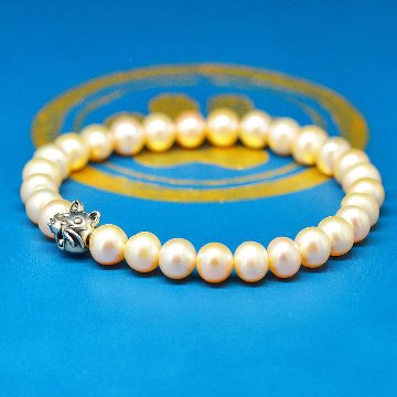 ブレスレット専用、猫顔パーツの画像
