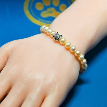 ブレスレット専用、猫顔パーツの画像