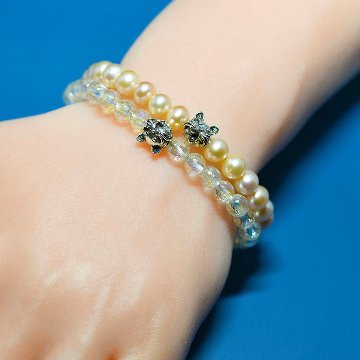 ブレスレット専用、猫顔パーツの画像