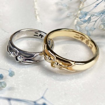 鳴いた猫の口元リング｜そっと寄り添うシルバーアクセサリー（silver925）の画像