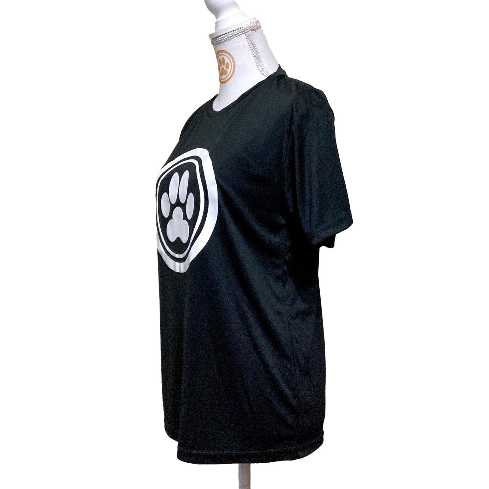 ロゴTシャツ｜肉球デザイン｜速乾ドライタイプ｜軽量の画像
