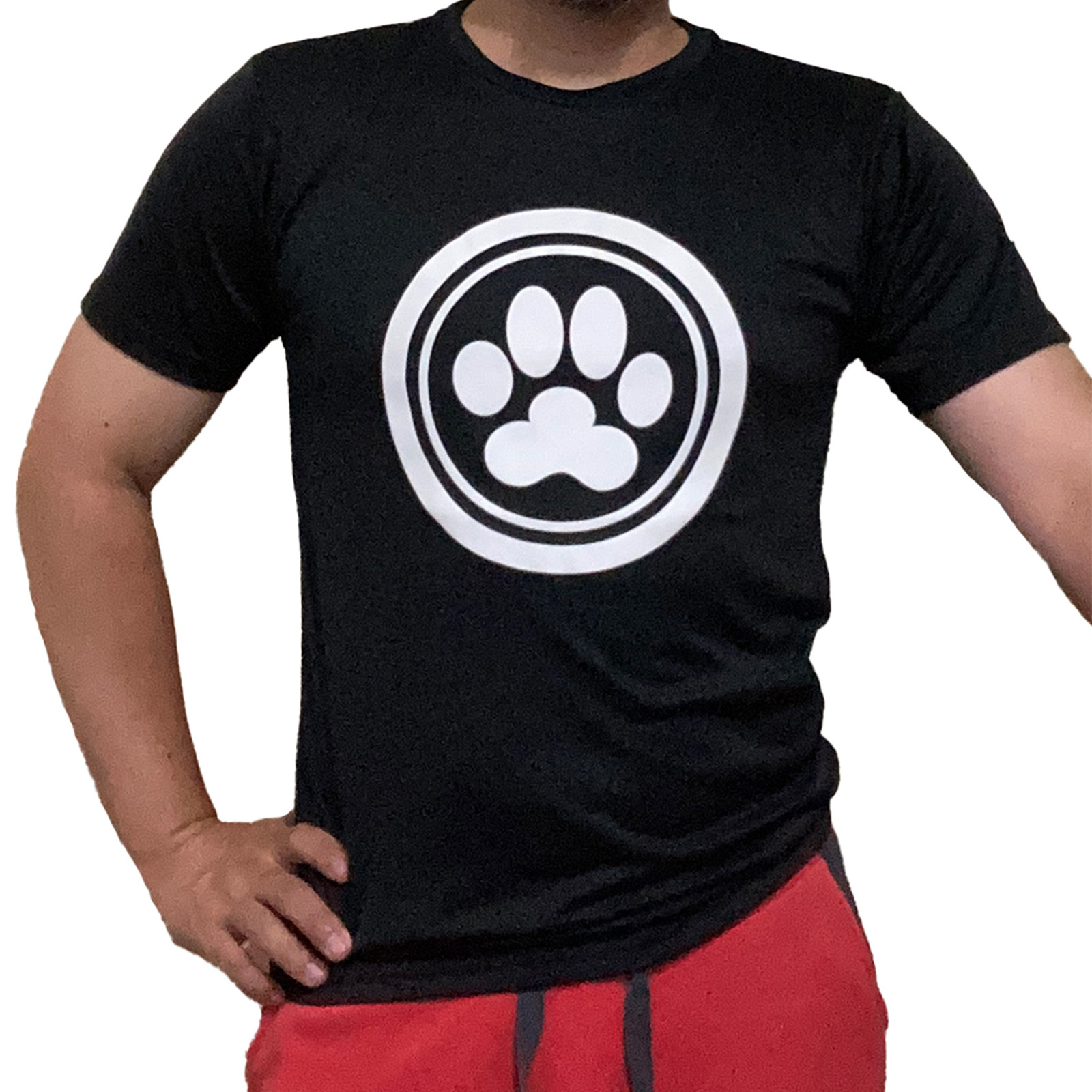 ロゴTシャツ｜肉球デザイン｜速乾ドライタイプ｜軽量の画像
