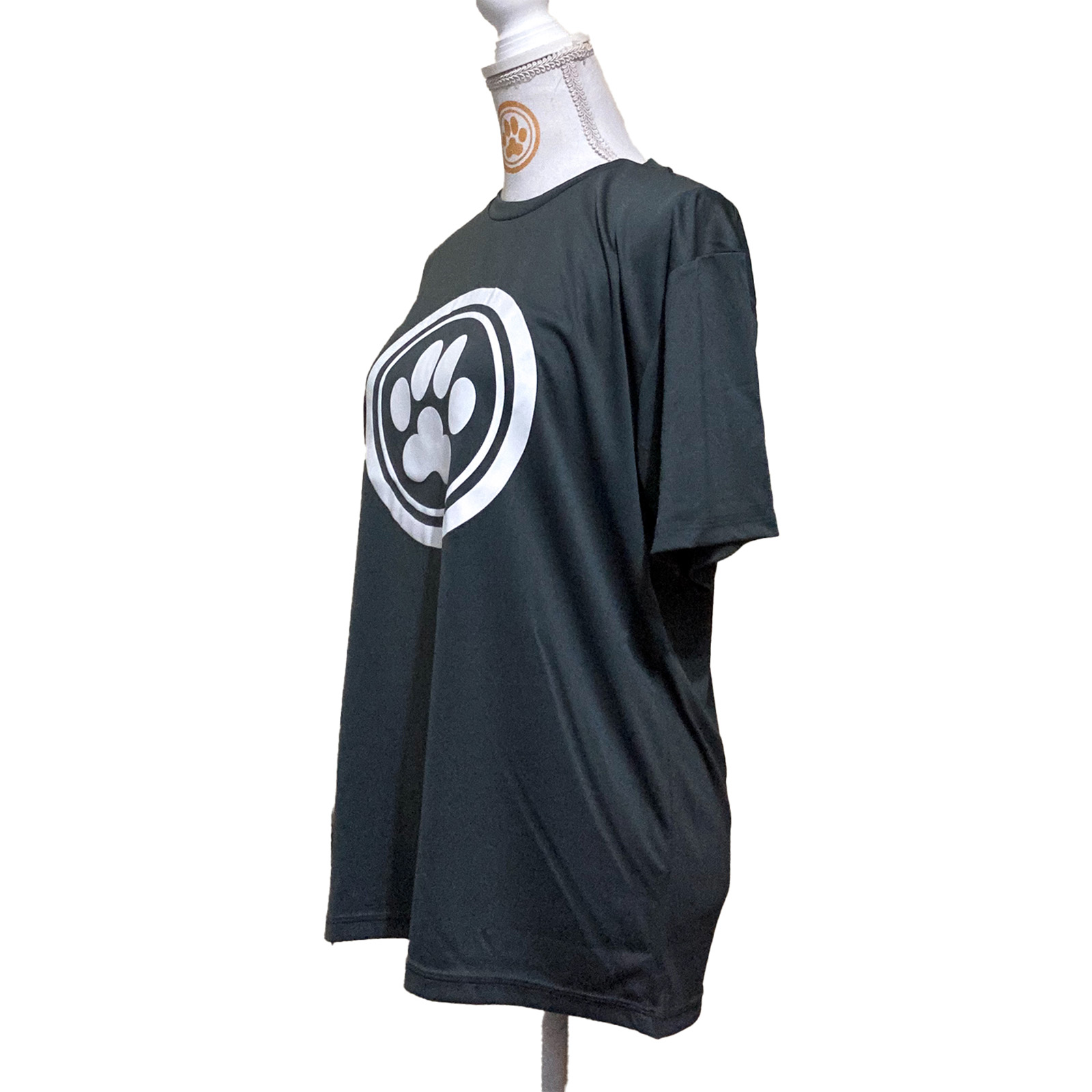 ロゴTシャツ｜肉球デザイン｜速乾ドライタイプ｜軽量の画像