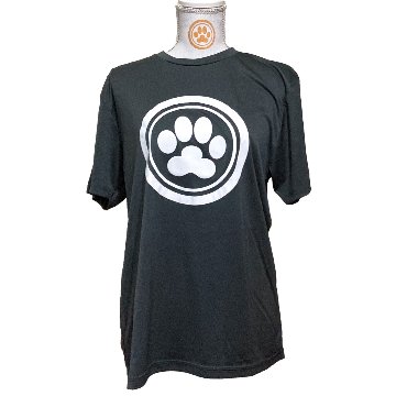 ロゴTシャツ｜肉球デザイン｜速乾ドライタイプ｜軽量の画像